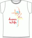 Dance Is Life 2 white